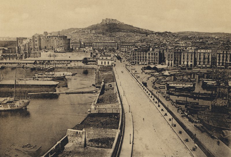 Naples: Panorama from the Sea by Italian Photographer