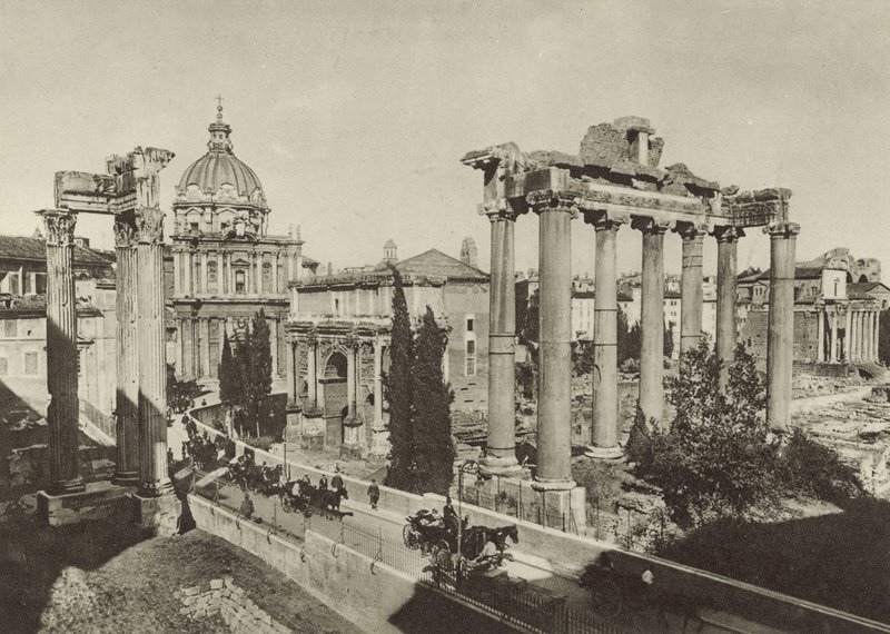 Roman Forum with the New Excavations by Italian Photographer