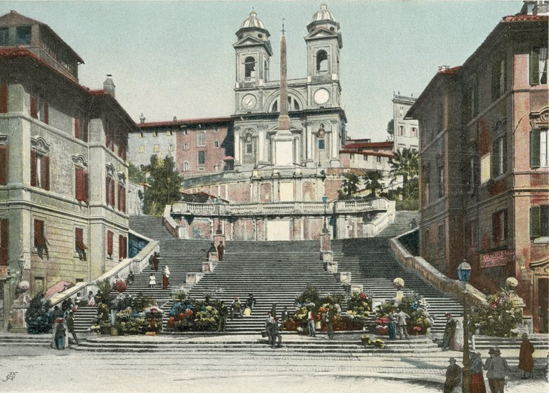 Rome, The Spanish Steps by Italian Photographer