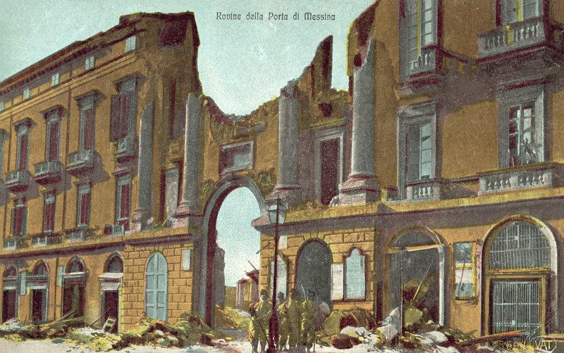 Ruins of the Porta di Messina by Italian Photographer