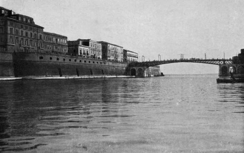 Taranto, Closed Swing Bridge by Italian Photographer
