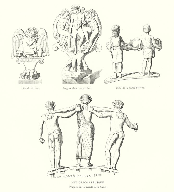 Greco-Etruscan Art (engraving) by Italian School