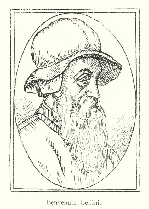 Benvenuto Cellini (engraving) by Italian School