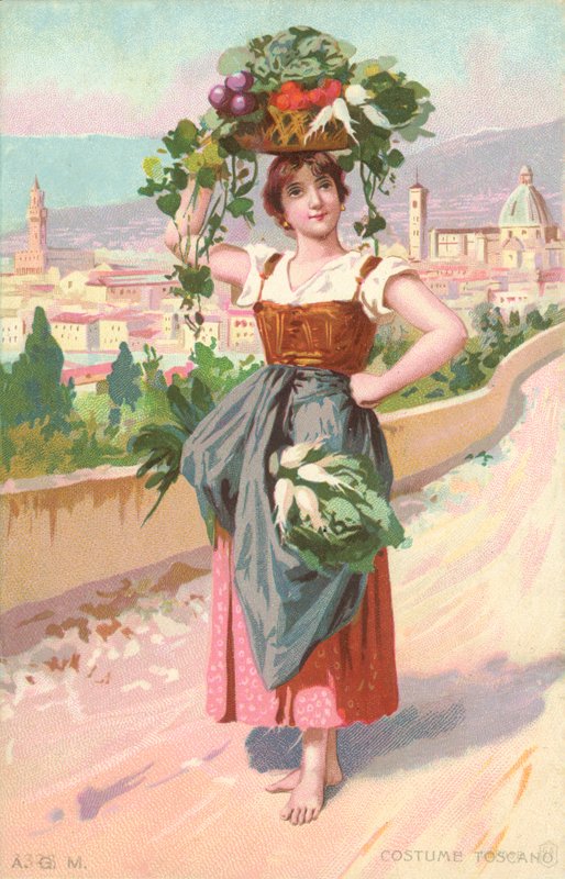 Tuscan Costume by Italian School