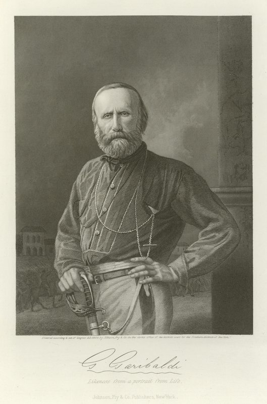 Guiseppe Garibaldi by Italian School