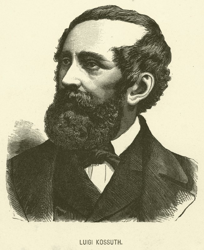 Luigi Kossuth by Italian School