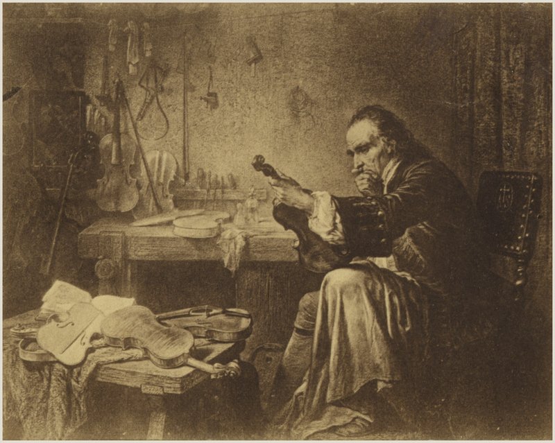 Portrait of Antonio Stradivari by Italian School