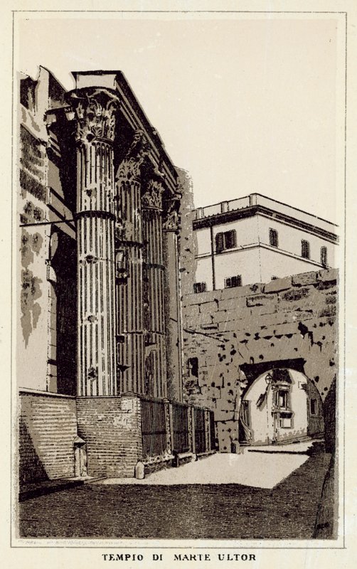 Rome: Temple of Mars Ultor by Italian School