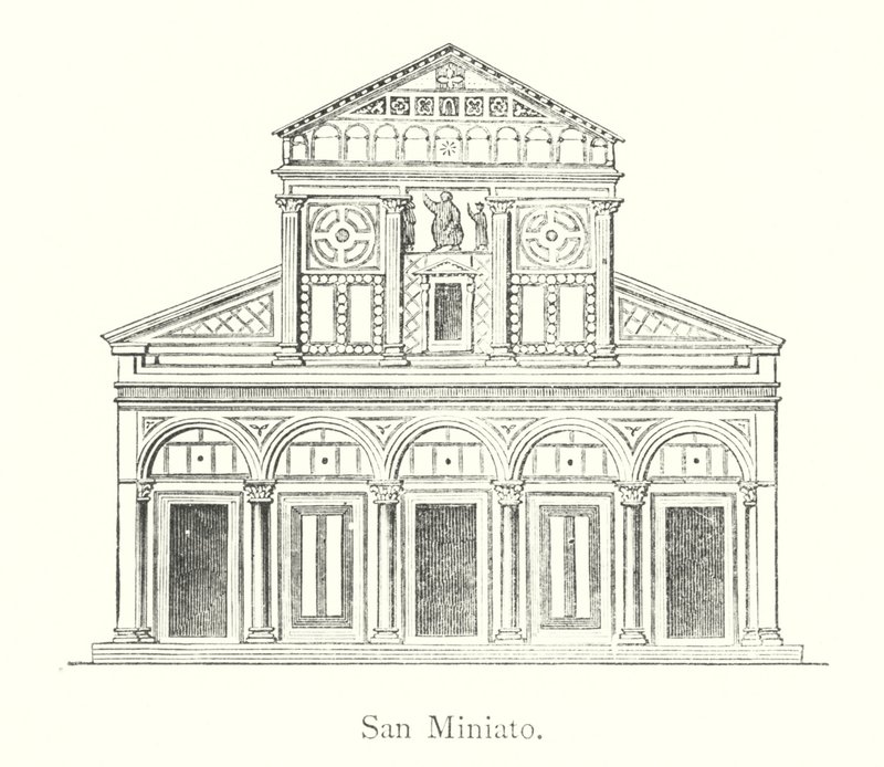 San Miniato (engraving) by Italian School