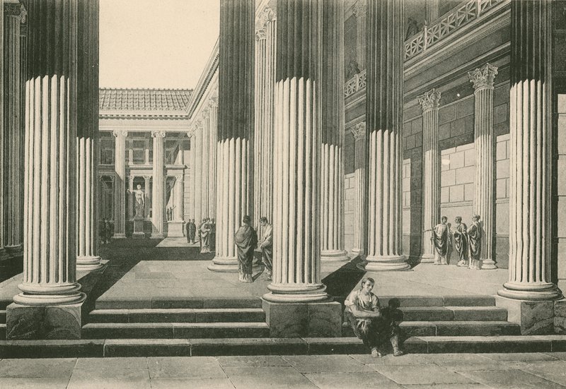 The Basilica as it was by Italian School