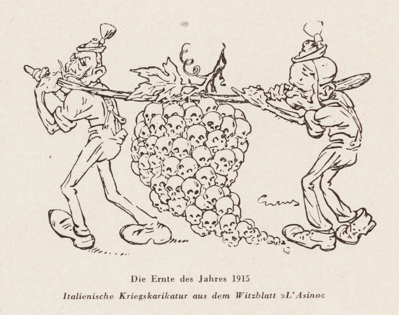 The Harvest of the Year 1915 by Italian School
