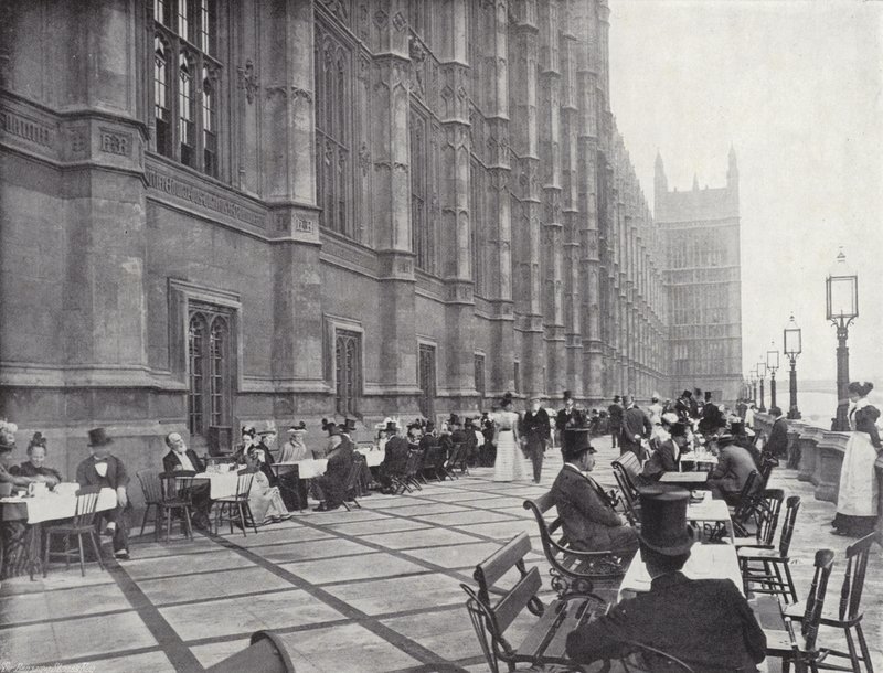Tea on the Terrace by J. Benjamin Stone