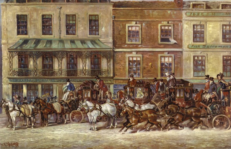 Gloucester Coffee House, Piccadilly by J.C. Maggs