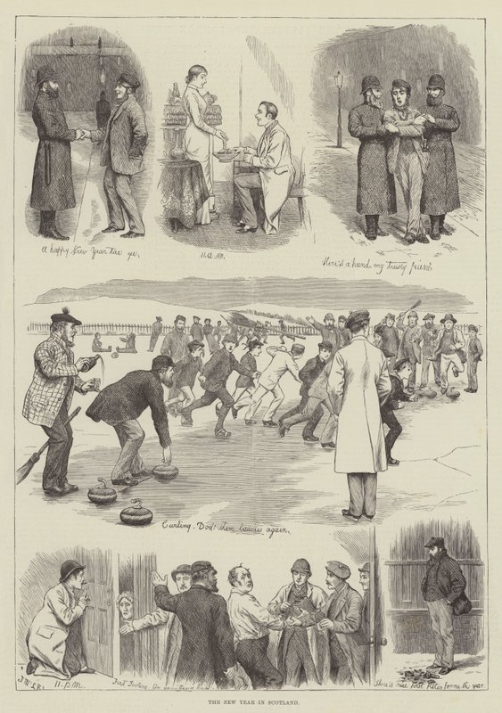 The New Year in Scotland by J.M.L. Ralston
