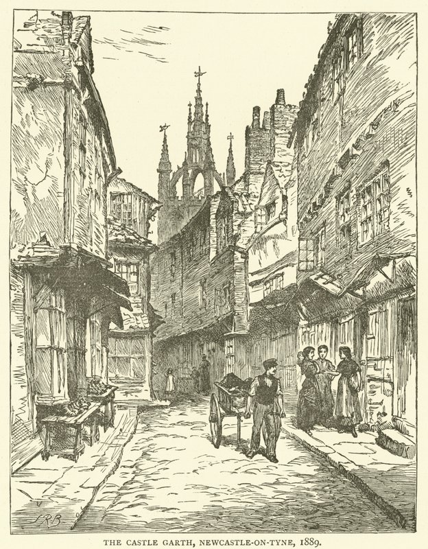 The Castle Garth, Newcastle-on-Tyne by J.R. Brown