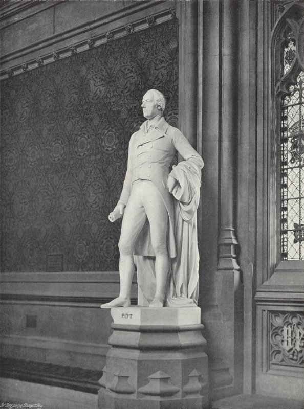 Statue of Pitt by J. Benjamin Stone