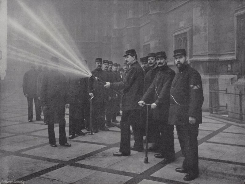 The Night Fire Brigade by J. Benjamin Stone