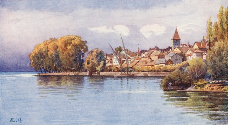 Cully from Epesse, Autumn by J. Hardwicke Lewis