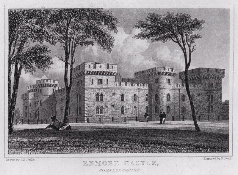 Enmore Castle, Somersetshire by John Preston Neale