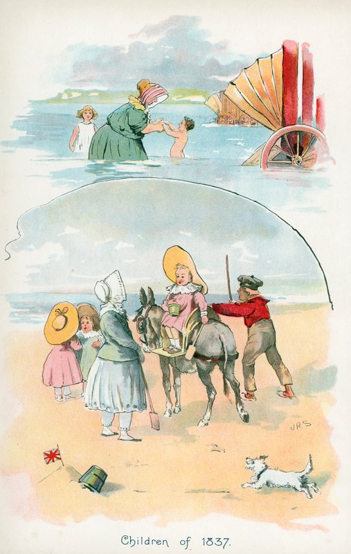 Seaside in 1837 by J. R. Sinclair
