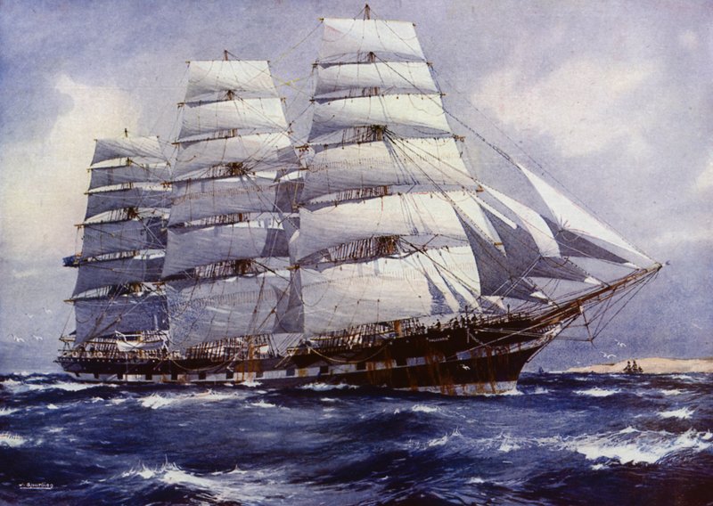 Clipper Ships: Macquarie by Jack (after) Spurling