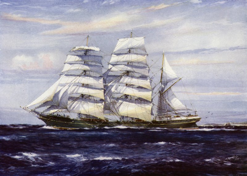 Clipper Ships: Strathdon by Jack (after) Spurling