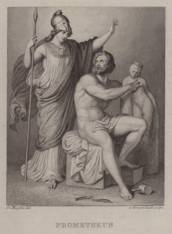 Prometheus by Jacques Alfred van Muyden