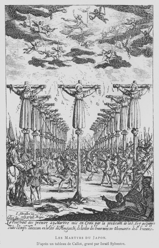 The Martyrs of Japan by Jacques Callot