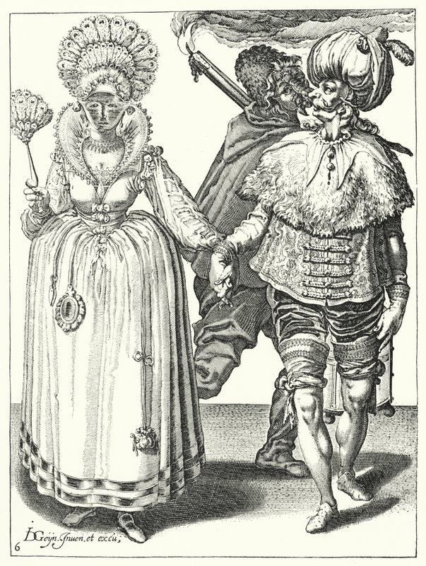 Masquerade by Jacques II de Gheyn