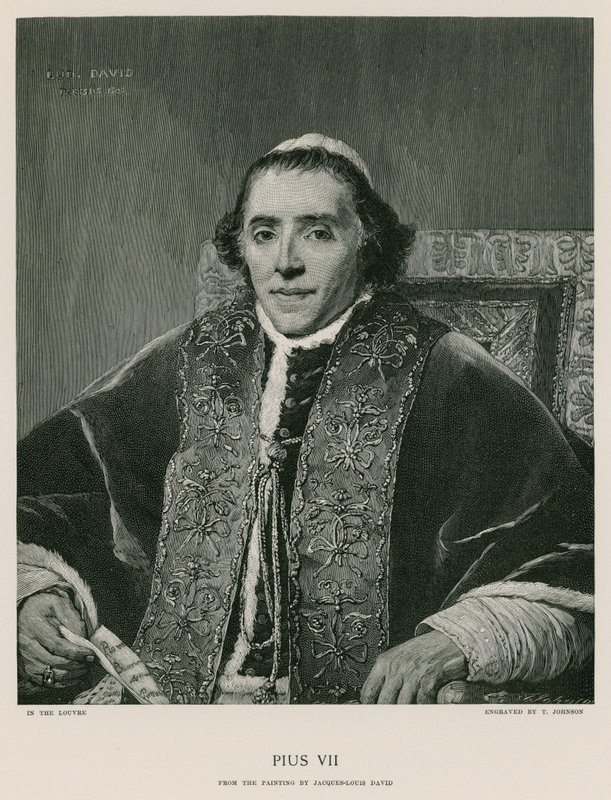 Pope Pius VII by Jacques Louis David