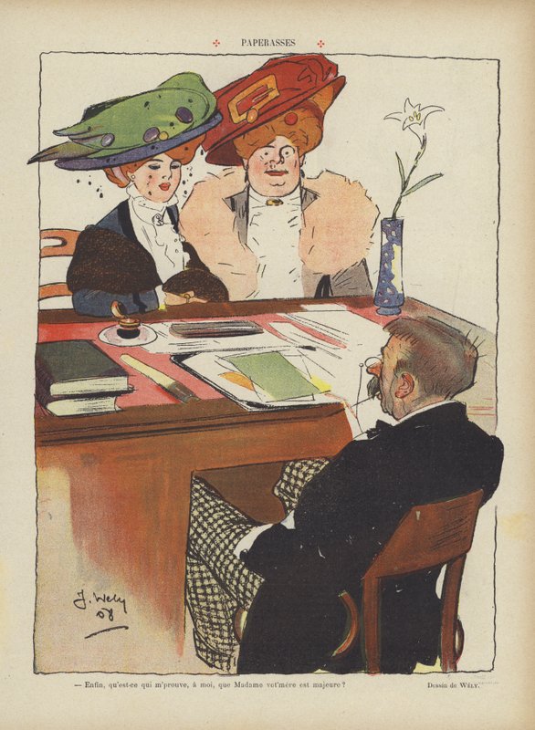 Illustration for Le Rire by Jacques Wely