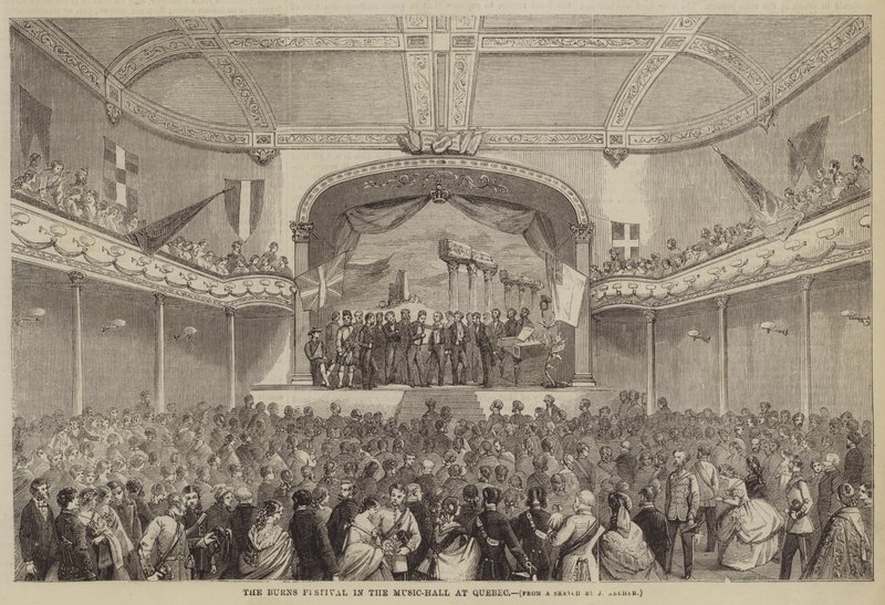 The Burns Festival in the Music-Hall at Quebec by James Archer