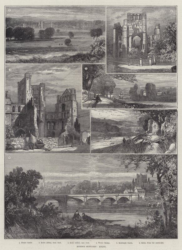 Border Sketches, Kelso by James Burrell Smith