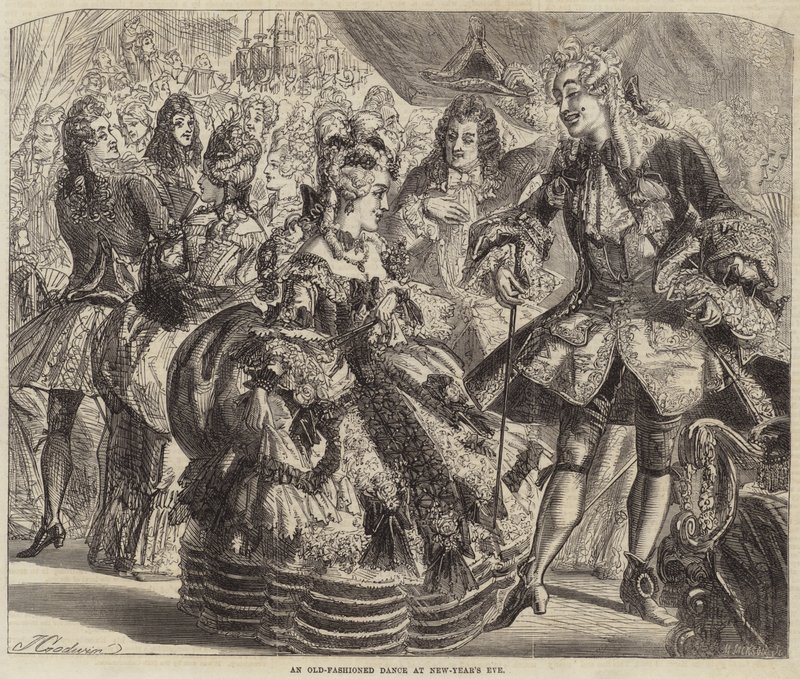 An Old-Fashioned Dance at New-Year