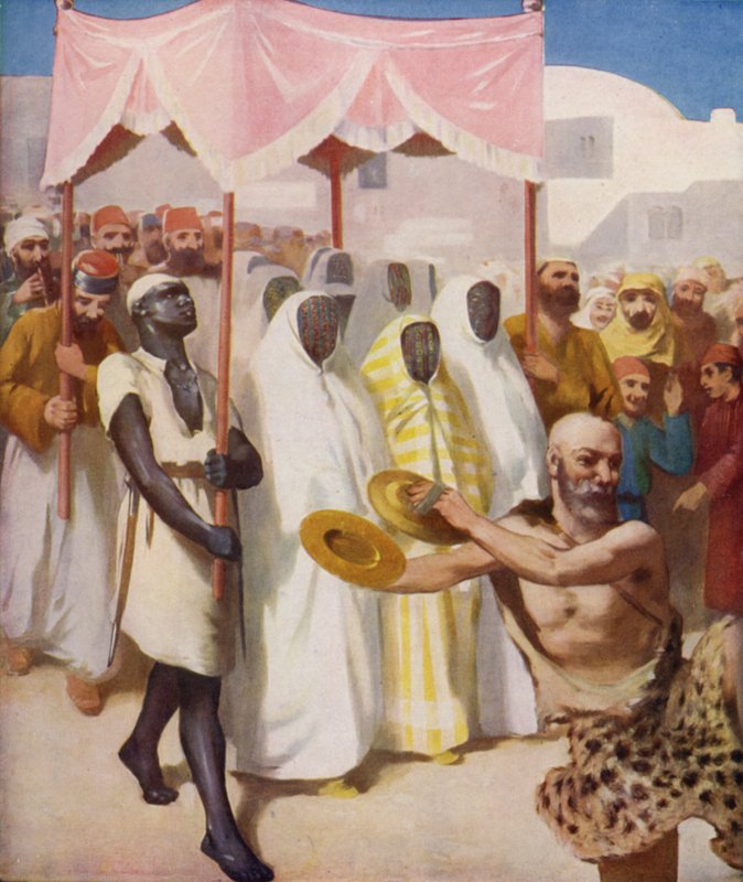 A Bridal Procession in a Town by James Clark