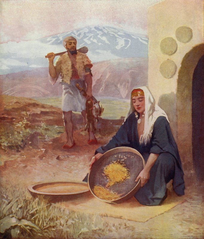 Sifting Wheat by James Clark