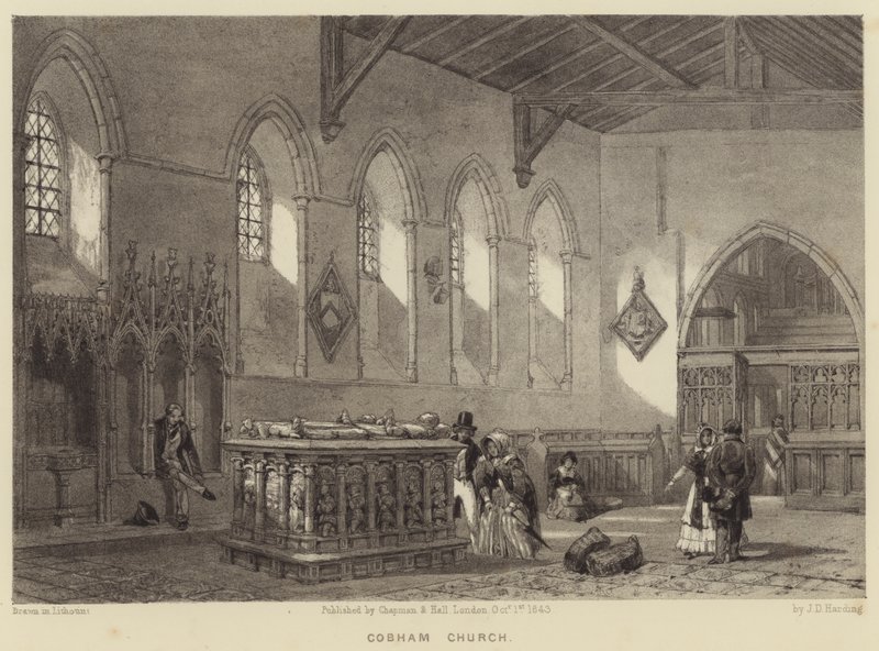 Cobham Church by James Duffield Harding