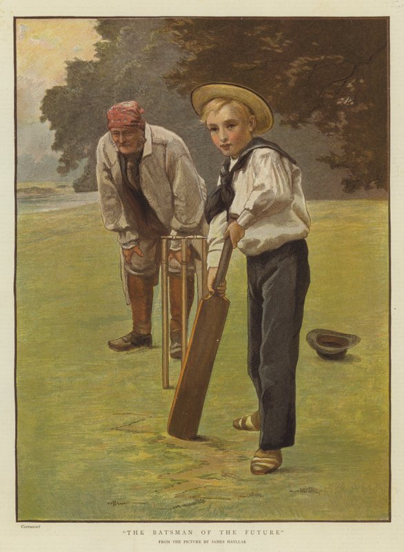 The Batsman of the Future by James Hayllar