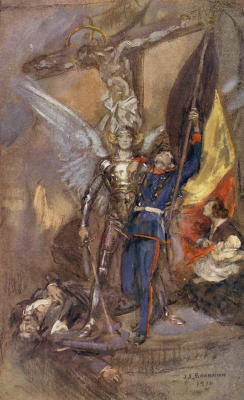 St. Michael of Belgium by James Jebusa after Shannon