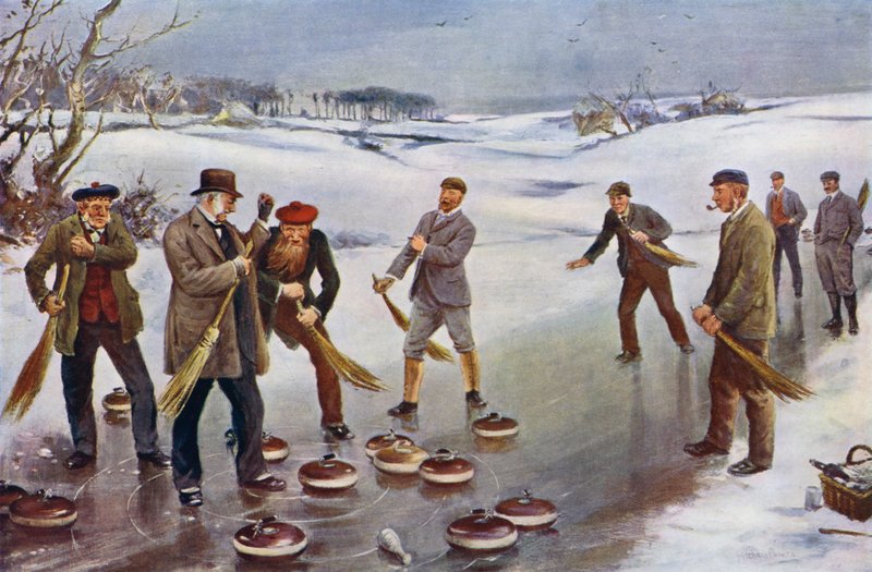 Curling by James Michael Brown