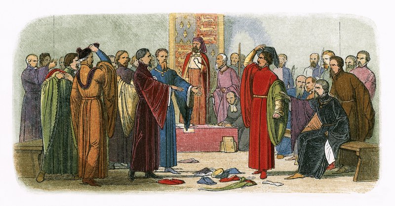 Albemarle and Fitzwalter Exchange Defiance by James William Edmund Doyle
