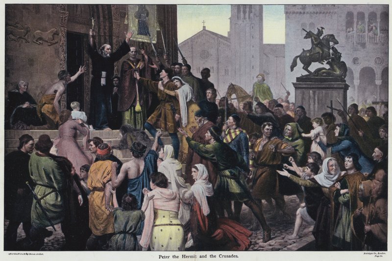 Peter the Hermit and the Crusades by James after Archer