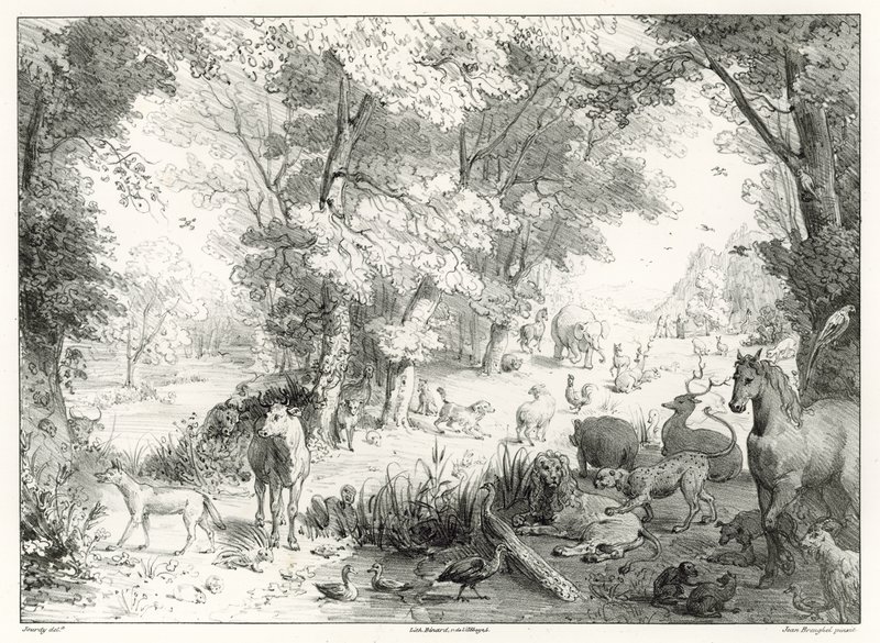 Earth: the Earthly Paradise by Jan the Elder Brueghel