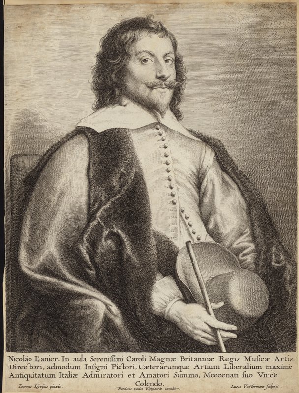 Portrait of Nicholas Lanier by Jan the Elder Lievens