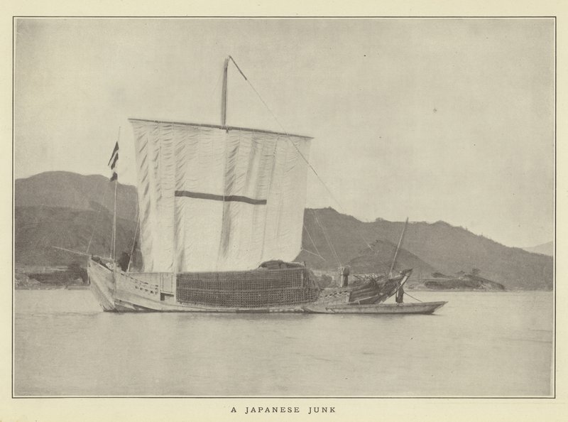 A Japanese Junk by Japanese Photographer