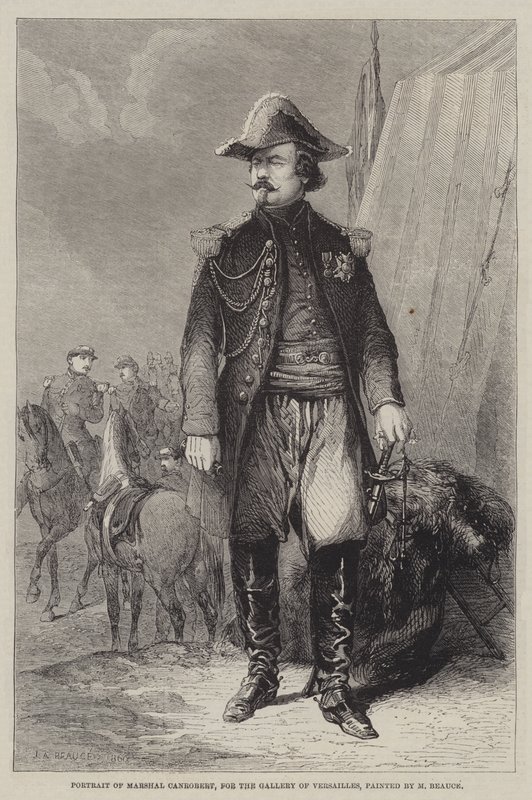 Portrait of Marshal Canrobert, for the Gallery of Versailles by Jean Adolphe Beauce