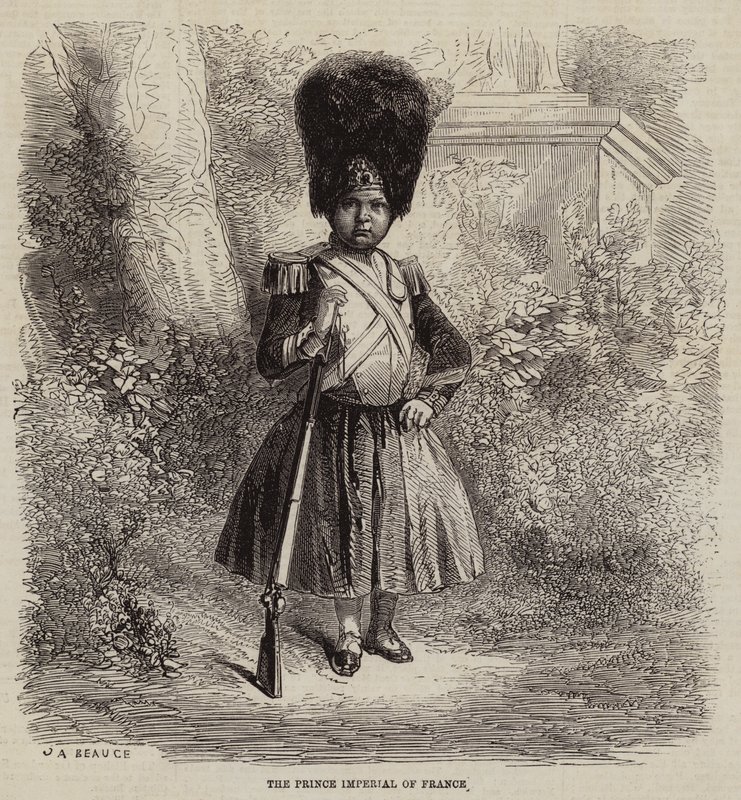 The Prince Imperial of France by Jean Adolphe Beauce