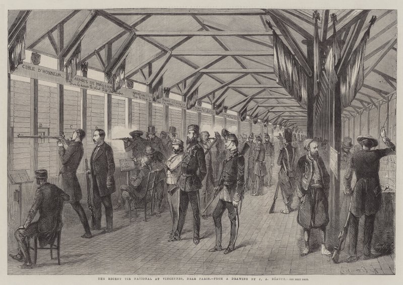The Recent Tir National at Vincennes, near Paris by Jean Adolphe Beauce