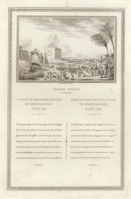 Taking of the Fort and City of Seringapatam, 4 May 1799 by Jean Duplessi Bertaux