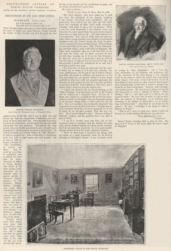 Samuel Taylor Coleridge by Jean Paul Kayser